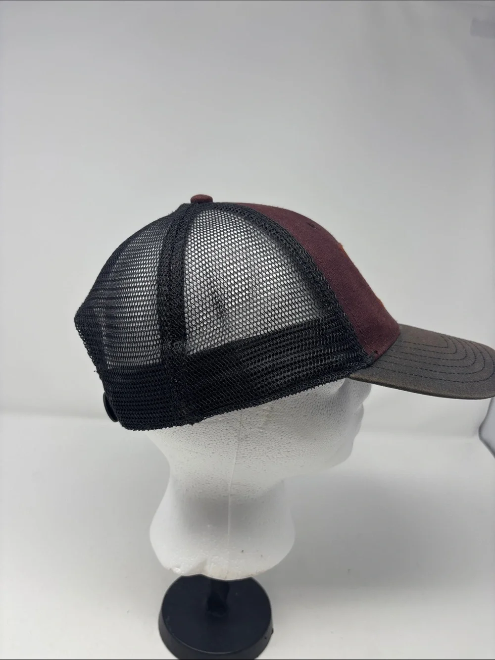 The North Face Maroon and Brown Patch Trucker Hat